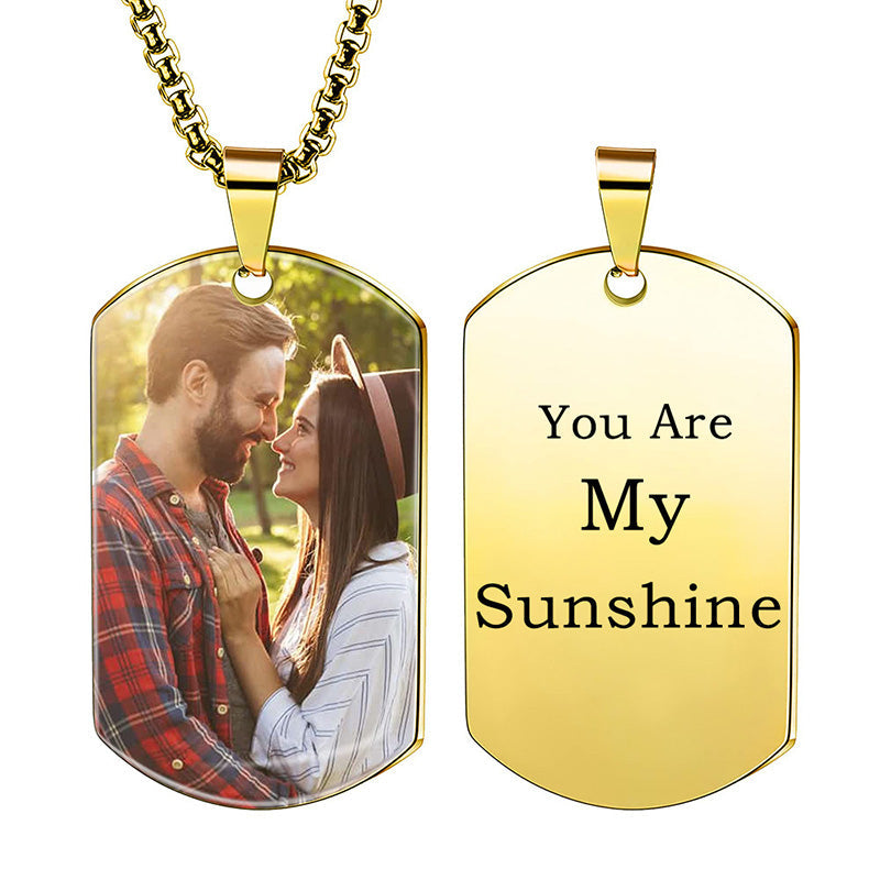 Personalized Photo Pendant Necklace