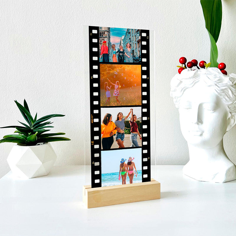 Photo Film Roll Gift - Memory Film Photo Acrylic Gift Photo Acrylic Custom Couple Photos Bestfriend Gift Photo Keepsake