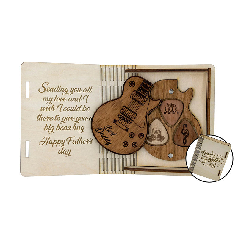 Personalized Guitar Pick with Case