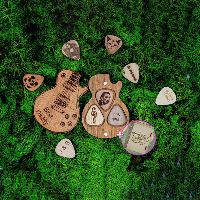 Personalized Guitar Pick with Case