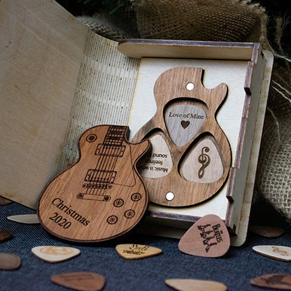 Personalized Guitar Pick with Case