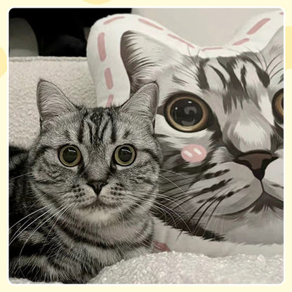 Personalized 3D Pet Portrait Pillow