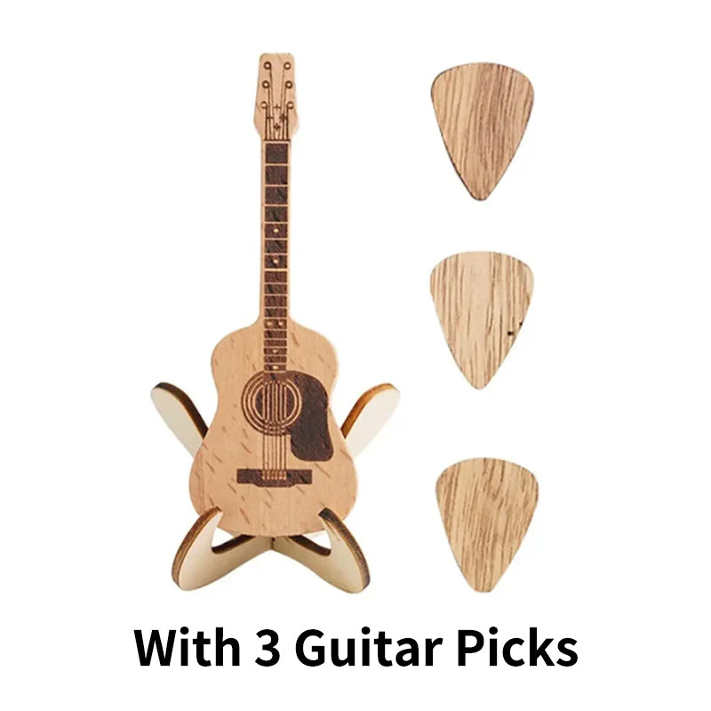 Personalized Guitar Pick with Guitar-Shaped Case, Custom Words & Patterns